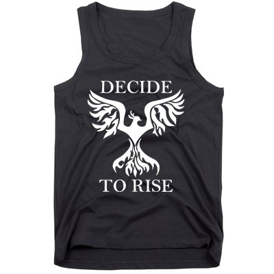 Greeneyed Lizard Wearing Decide To Rise Tank Top