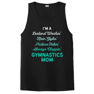 Gymnastics Leotard Washin Mom Teal Gymnast Light Gift PosiCharge Competitor Tank