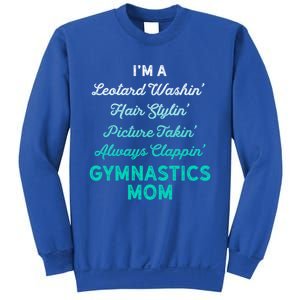 Gymnastics Leotard Washin Mom Teal Gymnast Light Gift Sweatshirt