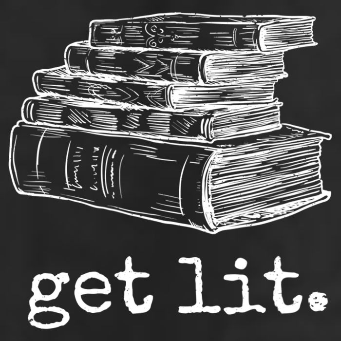 Get Lit With Books Funny Meme Gift For Book Lover, Reading TShirt Cool Comfort Performance Bucket Hat