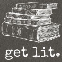 Get Lit With Books Funny Meme Gift For Book Lover, Reading TShirt Cotton Canvas Backpack