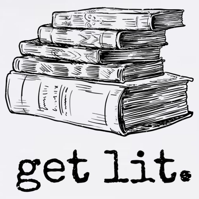 Get Lit With Books Funny Meme Gift For Book Lover, Reading TShirt Garment-Dyed Sweatshirt