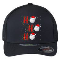 Golf Lighting Xmas Santa Ho Ho Ho Golf Christmas Flexfit Unipanel Trucker Cap