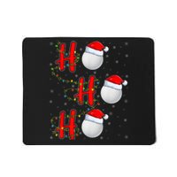 Golf Lighting Xmas Santa Ho Ho Ho Golf Christmas Mousepad