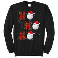 Golf Lighting Xmas Santa Ho Ho Ho Golf Christmas Tall Sweatshirt