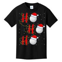 Golf Lighting Xmas Santa Ho Ho Ho Golf Christmas Kids T-Shirt