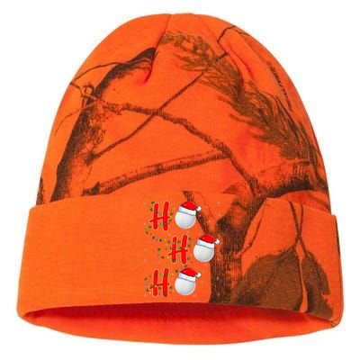 Golf Lighting Xmas Santa Ho Ho Ho Golf Christmas Kati Licensed 12" Camo Beanie