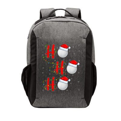 Golf Lighting Xmas Santa Ho Ho Ho Golf Christmas Vector Backpack