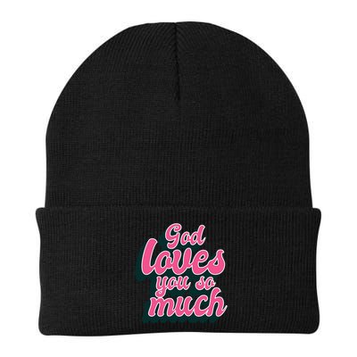 God Loves You So Much Christian Faith Message Jesus Loves U Gift Beanie