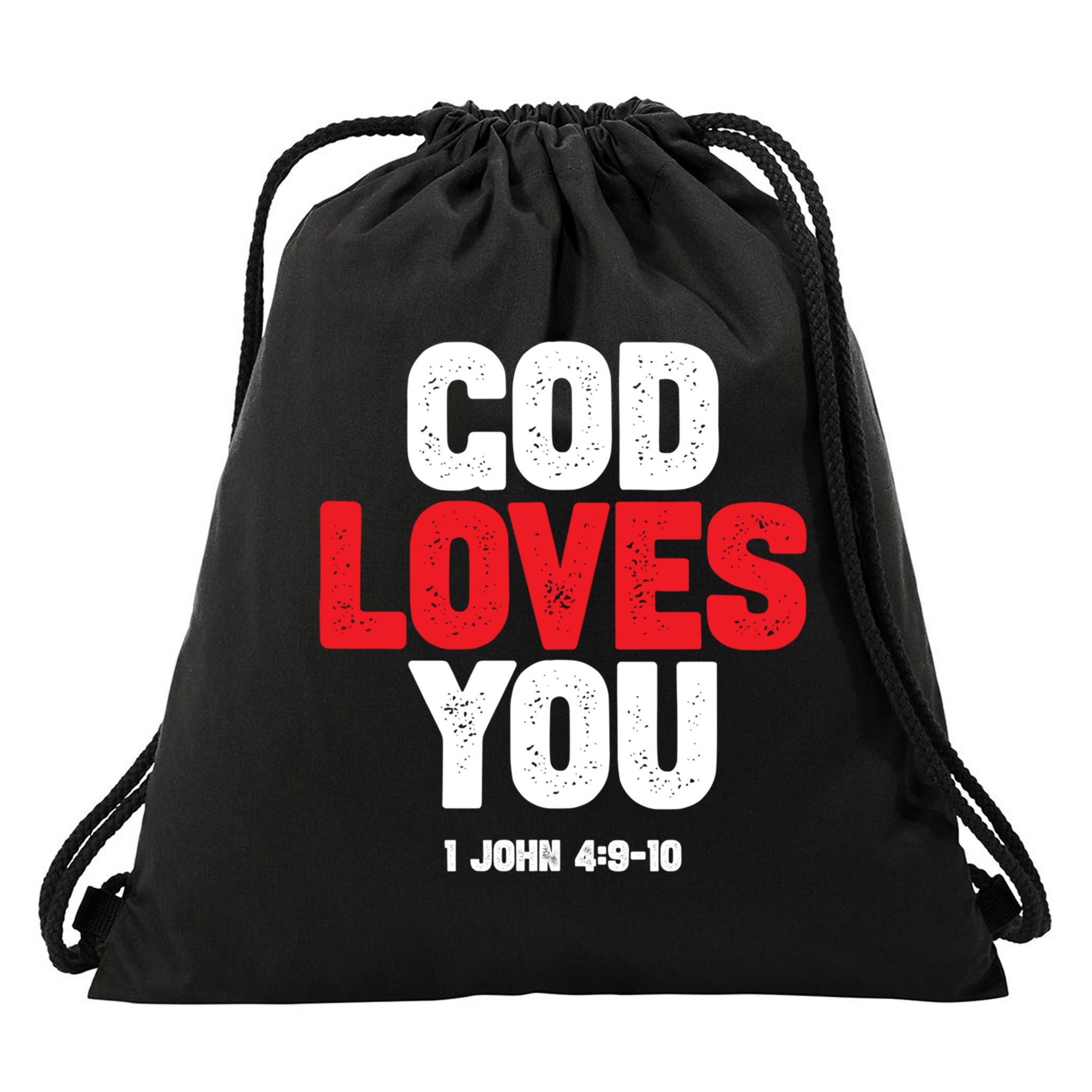 God Loves You Gift Drawstring Bag