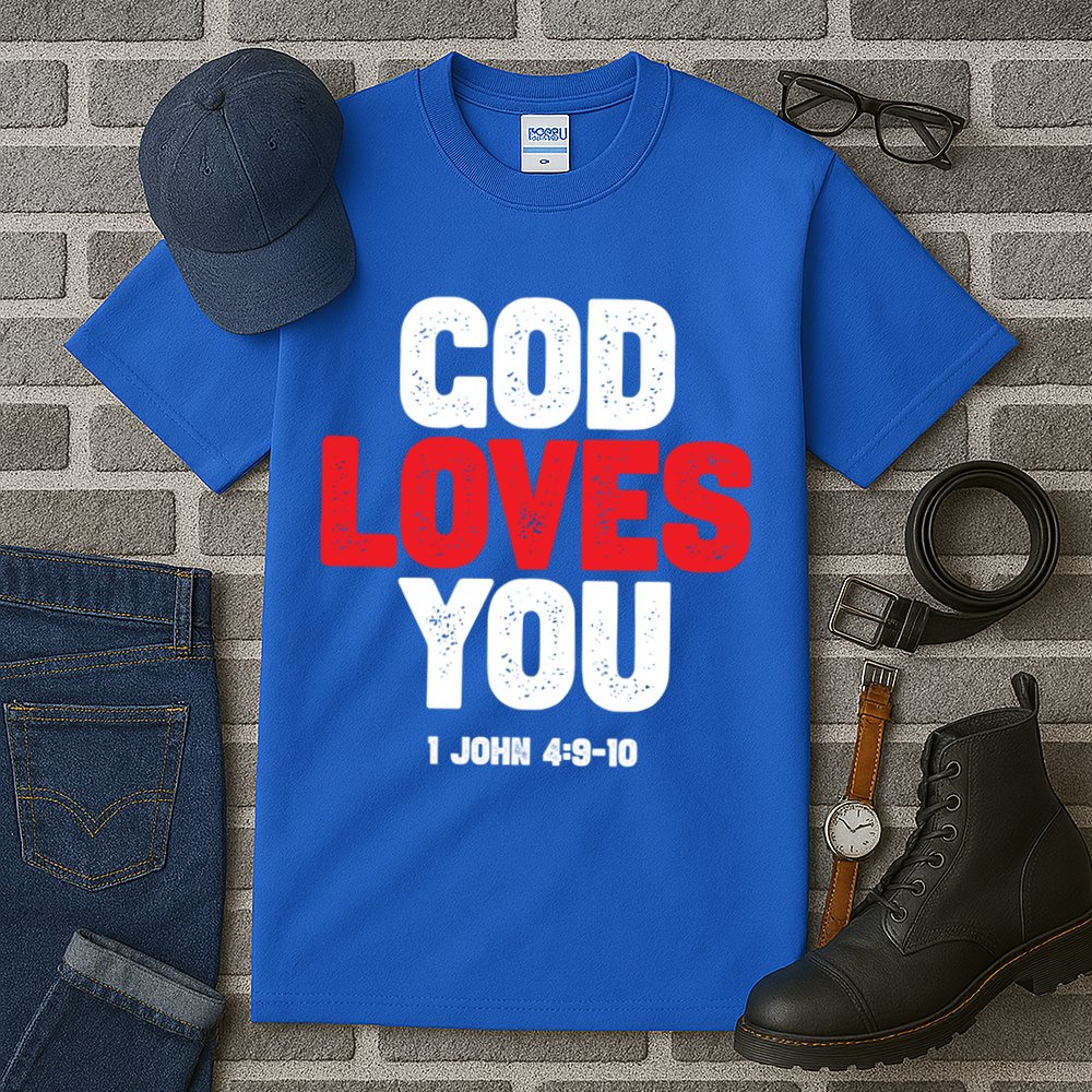 God Loves You Gift Tall T-Shirt