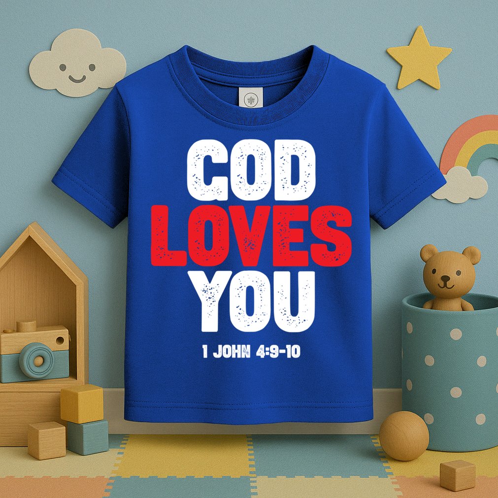 God Loves You Gift Toddler T-Shirt