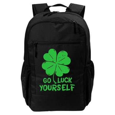 Go Luck Yourself St Patrick's Day Four Leaf Clover Lucky Backpack