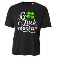 Go Luck Yourself St Patricks Day Lucky Clover Irish Cooling Performance Crew T-Shirt