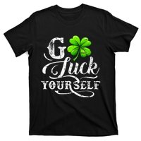 Go Luck Yourself St Patricks Day Lucky Clover Irish T-Shirt