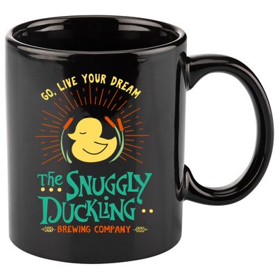 Go Live Your Dream The Snuggly Duckling 11oz C Handle Ceramic Mug