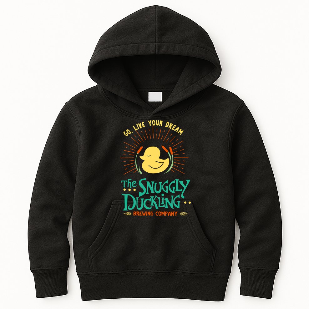 Go Live Your Dream The Snuggly Duckling Kids Hoodie