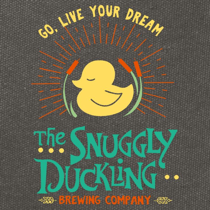 Go Live Your Dream The Snuggly Duckling Cotton Canvas Backpack