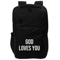 God Loves You Impact Tech Backpack