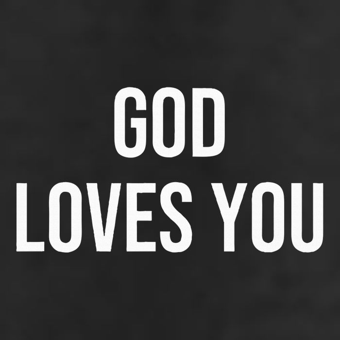 God Loves You 11oz C Handle Ceramic Mug