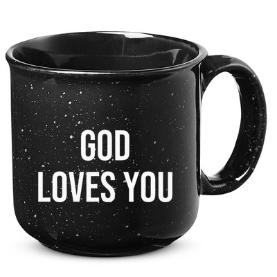 God Loves You 15oz Campfire Ceramic Mug