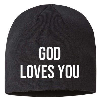 God Loves You Sustainable Beanie