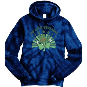 Go Luck Yourself St Patricks Day Lucky Clover Irish Tie Dye Hoodie