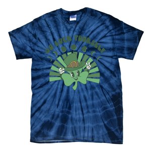 Go Luck Yourself St Patricks Day Lucky Clover Irish Tie-Dye T-Shirt