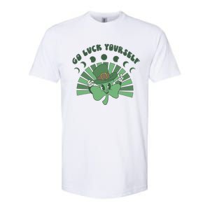 Go Luck Yourself St Patricks Day Lucky Clover Irish Softstyle CVC T-Shirt