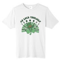 Go Luck Yourself St Patricks Day Lucky Clover Irish Tall Fusion ChromaSoft Performance T-Shirt