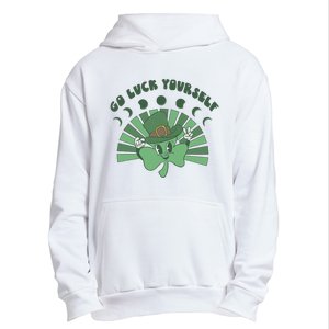 Go Luck Yourself St Patricks Day Lucky Clover Irish Urban Pullover Hoodie