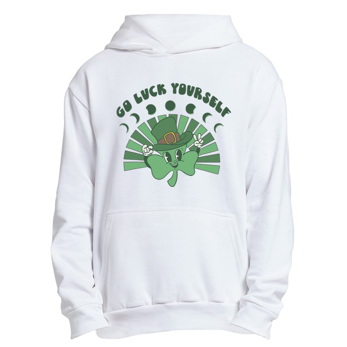 Go Luck Yourself St Patricks Day Lucky Clover Irish Urban Pullover Hoodie