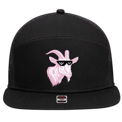 GOAT MIAMI 10 7 Panel Mesh Trucker Snapback Hat