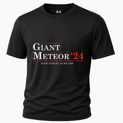 Giant Meteor 2024 Election 2024 Funny Cooling Performance Crew T-Shirt