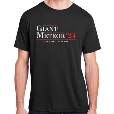 Giant Meteor 2024 Election 2024 Funny Adult ChromaSoft Performance T-Shirt