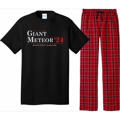 Giant Meteor 2024 Election 2024 Funny Pajama Set