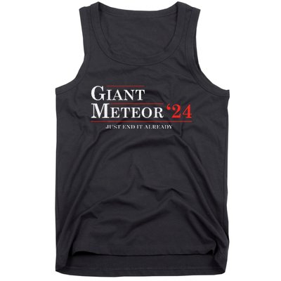 Giant Meteor 2024 Election 2024 Funny Tank Top