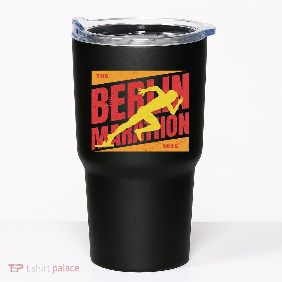 German Marathon 2025 And Berlin Germany Running Marathoner Tumbler