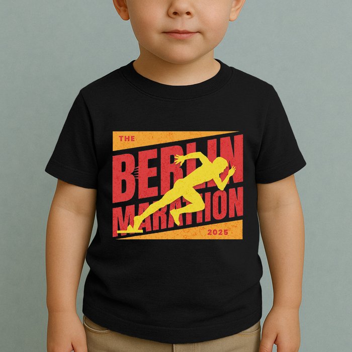 German Marathon 2025 And Berlin Germany Running Marathoner Toddler T-Shirt