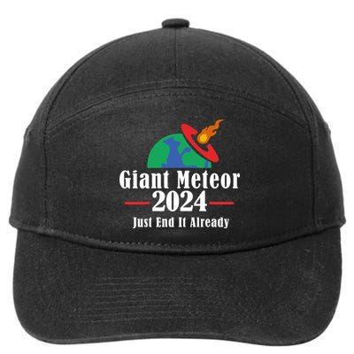 Giant Meteor 2024 Just End It Already 7-Panel Snapback Hat