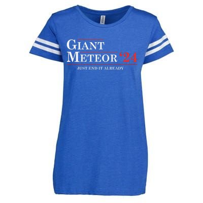 Giant Meteor 24 Election 2024 Funny Enza Ladies Jersey Football T-Shirt