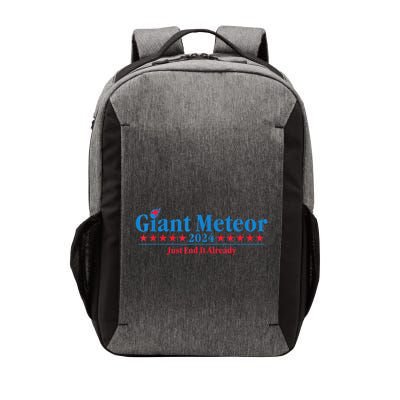 Giant Meteor 2024 Just End It Already Funny Vector Backpack