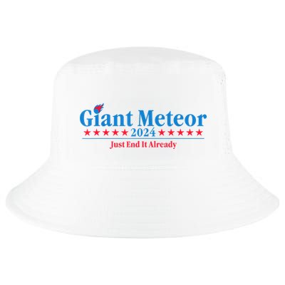 Giant Meteor 2024 Just End It Already Funny Cool Comfort Performance Bucket Hat