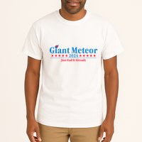 Giant Meteor 2024 Just End It Already Funny Tall T-Shirt