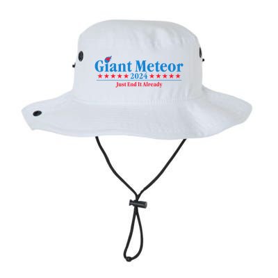 Giant Meteor 2024 Just End It Already Funny Bucket Hat