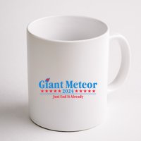 Giant Meteor 2024 Just End It Already Funny Mug