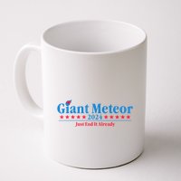 Giant Meteor 2024 Just End It Already Funny Mug