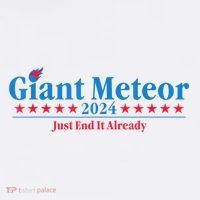 Giant Meteor 2024 Just End It Already Funny Ladies Essential Flowy Tank