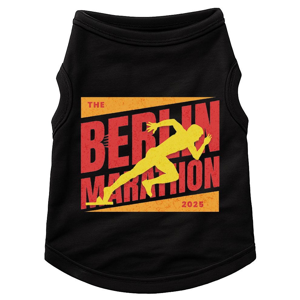 German Marathon 2025 And Berlin Germany Running Marathoner Doggie Tank