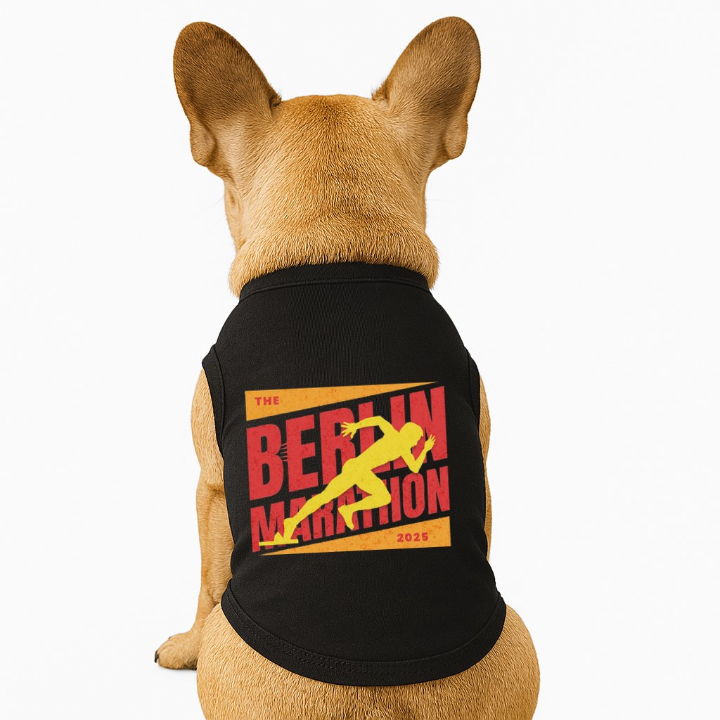 German Marathon 2025 And Berlin Germany Running Marathoner Doggie Tank